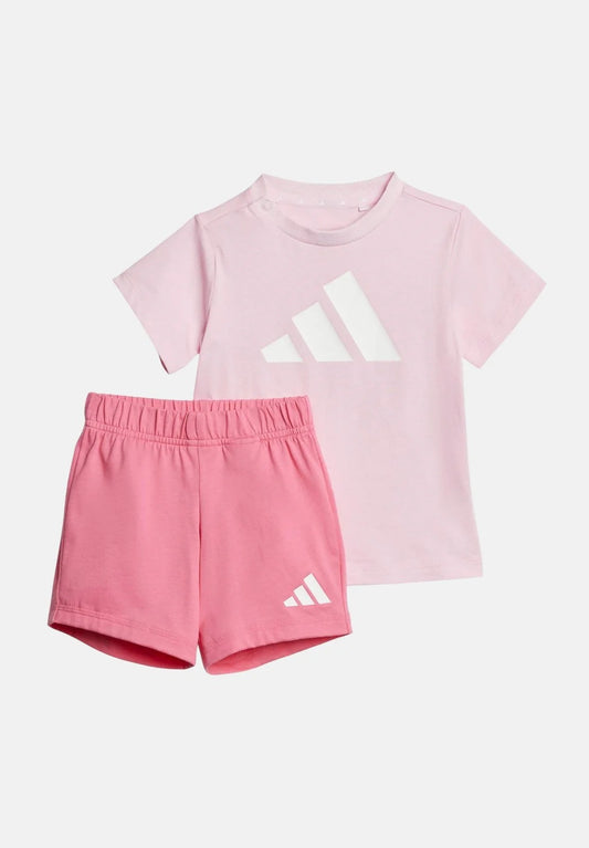 ADIDAS Completo T-Shirt e Short  Essentials Tee Set Kids JC9639 Bambina